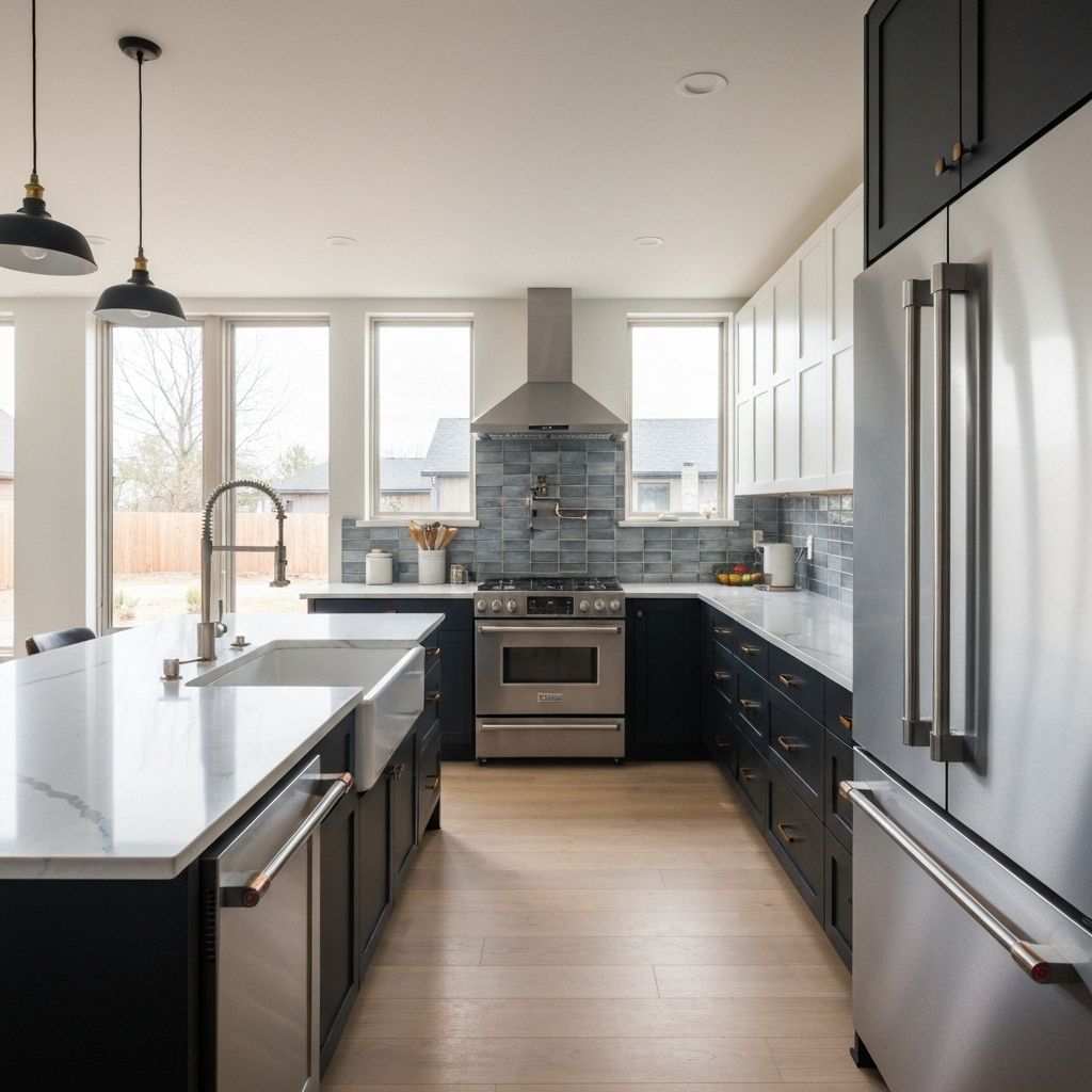 Modern kitchen after remodel